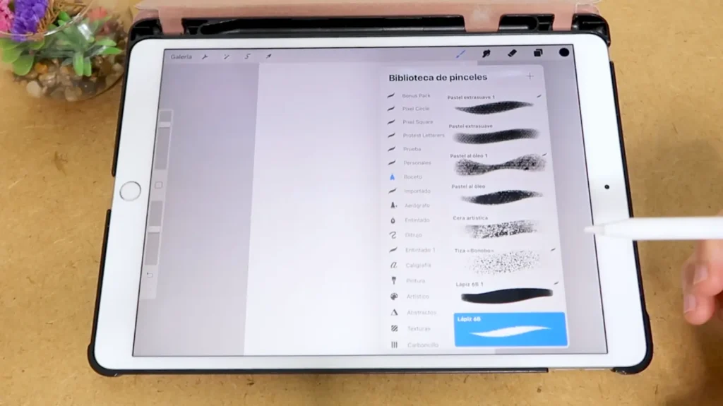 Empieza a crear pinceles personalizados Procreate