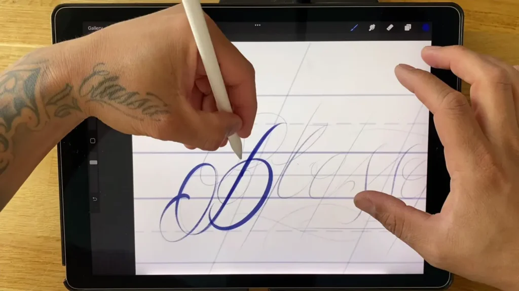 proyecto Procreate: Creación de lettering artístico